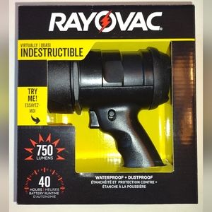 Rayovac 750  Lumen flashlight waterproof